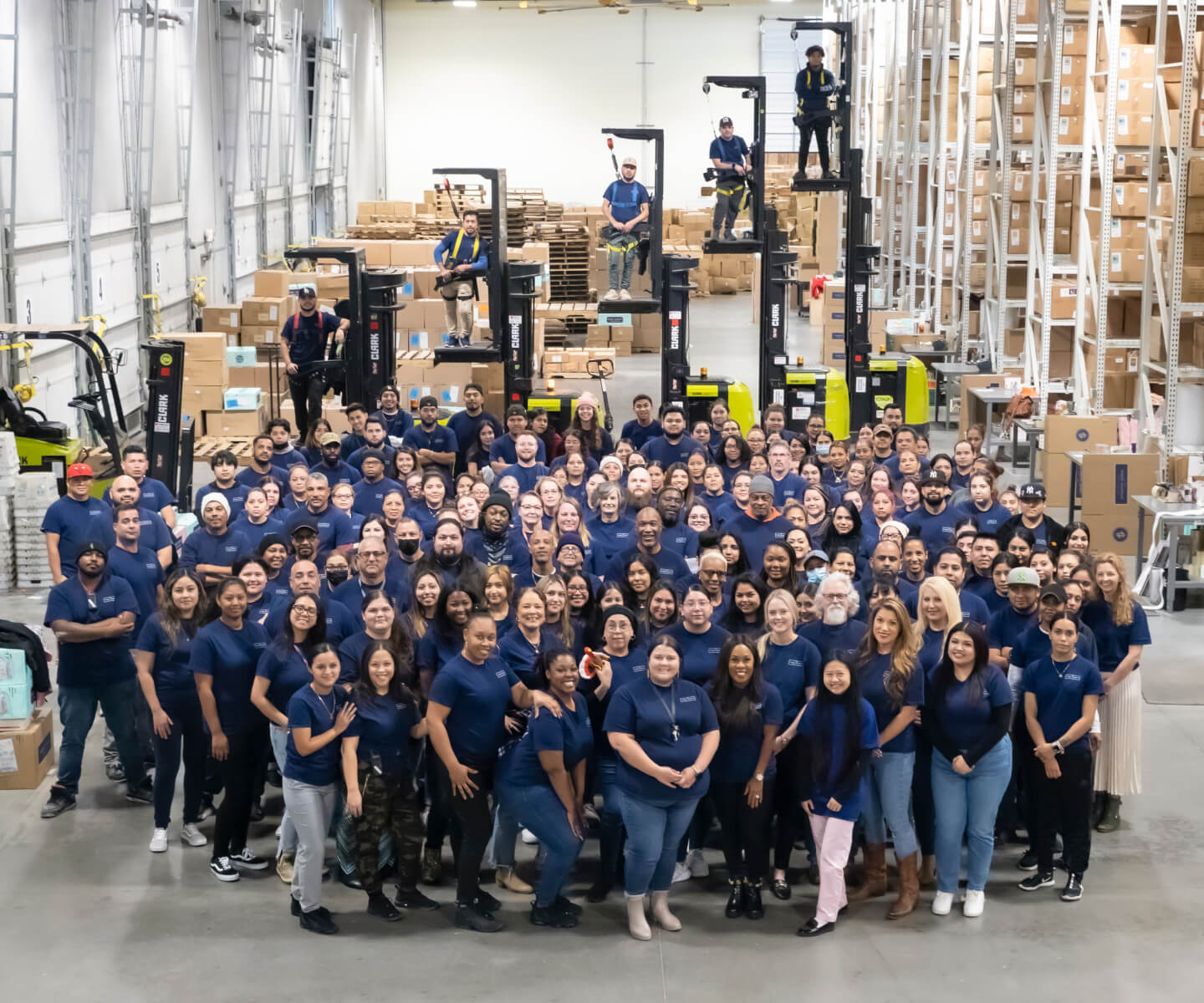 Simply Southern team at the production facility